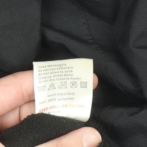 Mountainlife Women's Black Size 14 Hooded Ski Jacket