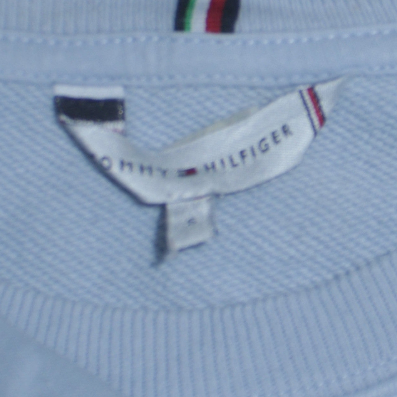 Tommy Hilfiger Men's Blue Embroidered Logo Pullover Sweatshirt Size S