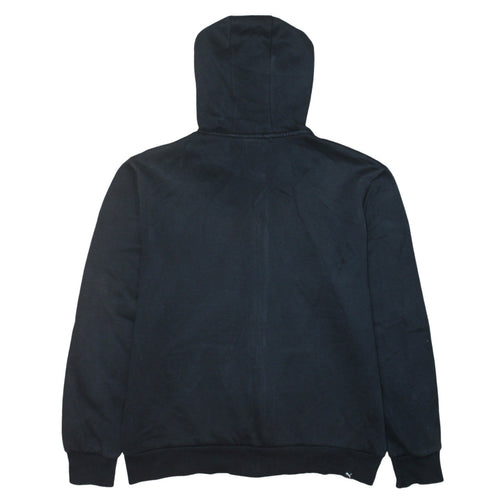 Puma Men's Black Full Zip Hoodie L Graphic Logo Sportswear
