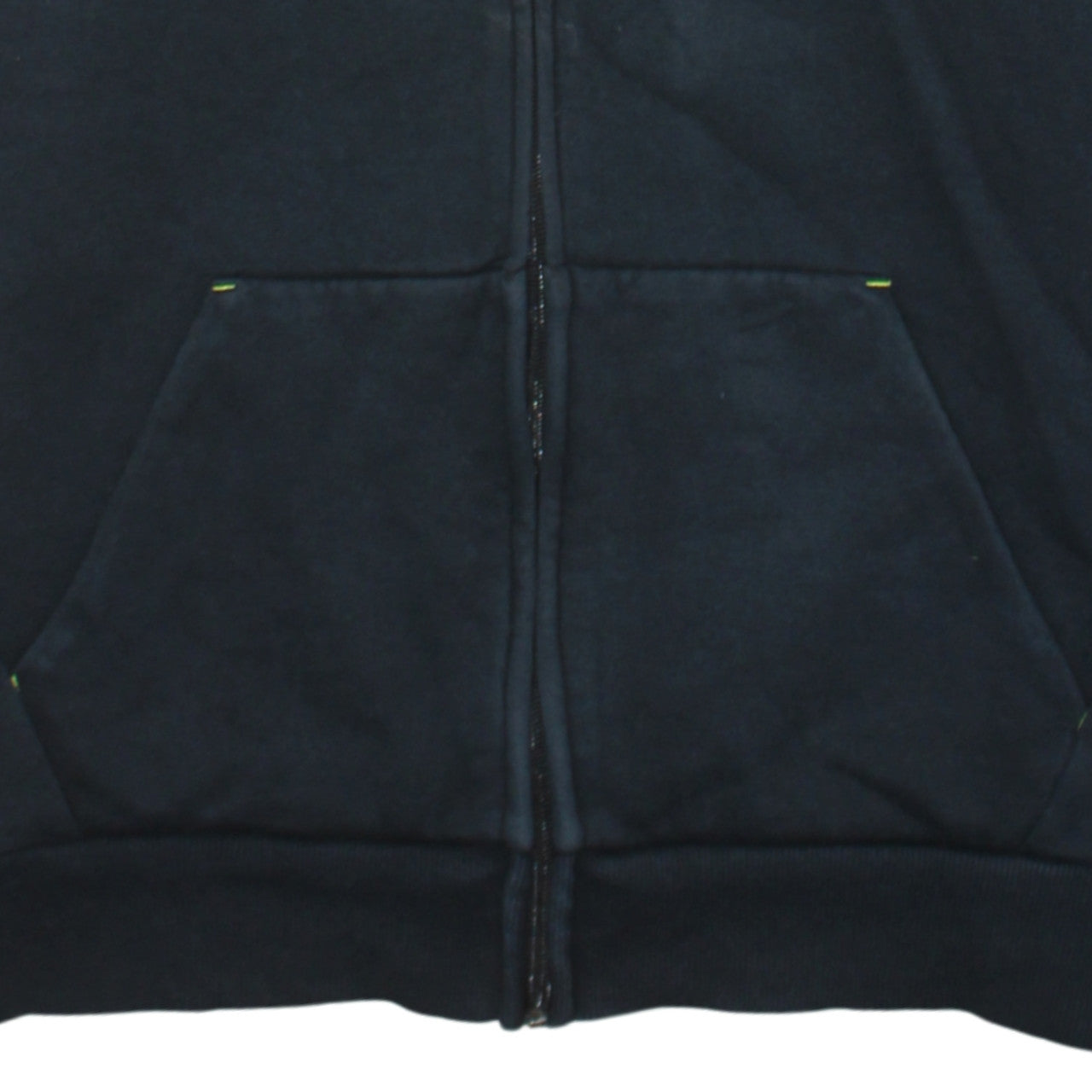 Puma Men's Black Full Zip Hoodie L Graphic Logo Sportswear