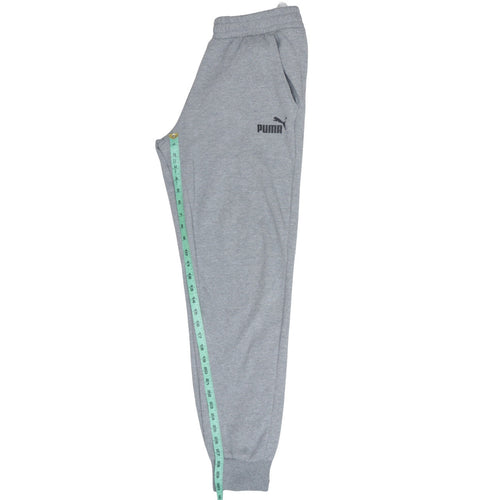 Puma Men’s Grey Jogger Sweatpants M Elastic Waist Activewear