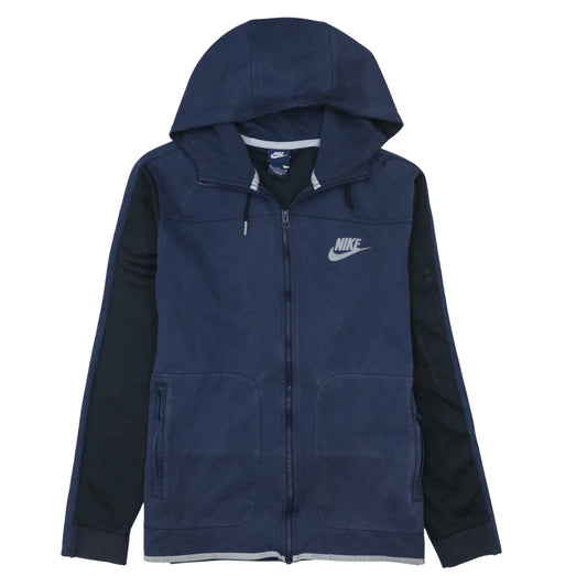 Nike Men's Blue Full Zip Hoodie Jacket Size M Sportswear