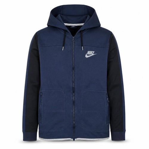 Nike Men's Blue Full Zip Hoodie Jacket Size M Sportswear
