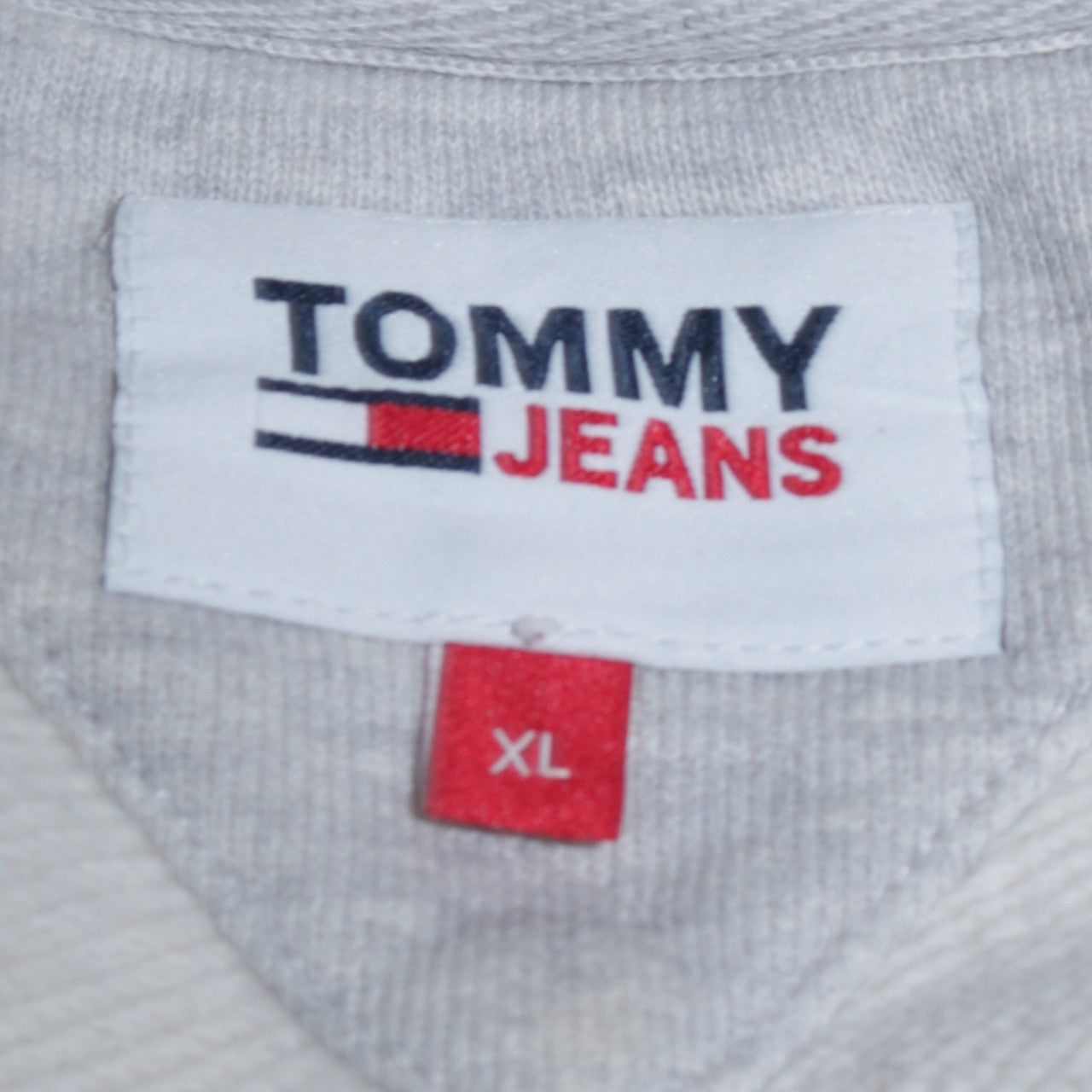 Tommy Jeans Men's Grey XL Crew Neck Pullover Sweatshirt