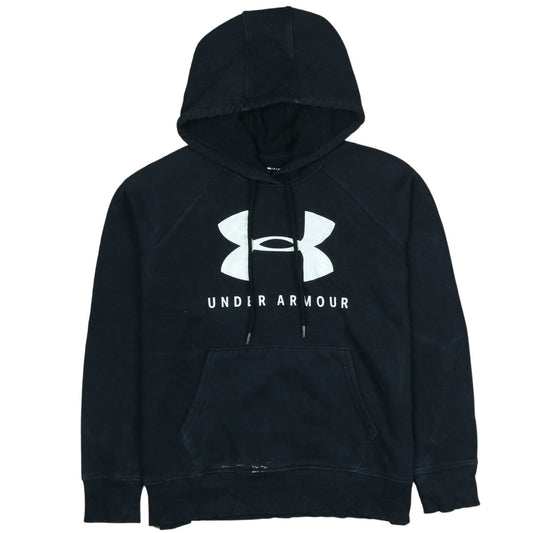 Under Armour Men's Black Small Logo Pullover Hoodie