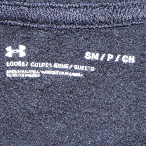 Under Armour Men's Black Small Logo Pullover Hoodie