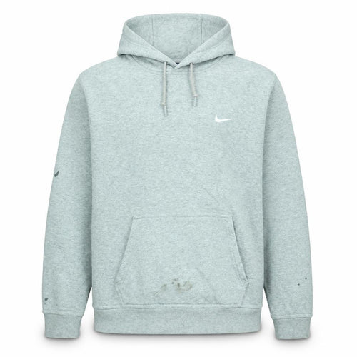 Nike Men's Grey Pullover Hoodie L Regular Fit Sports Fleece