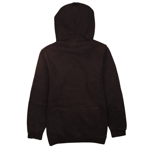 Puma Womens Black Pullover Hoodie Size 14 Logo Casual Sweatshirt
