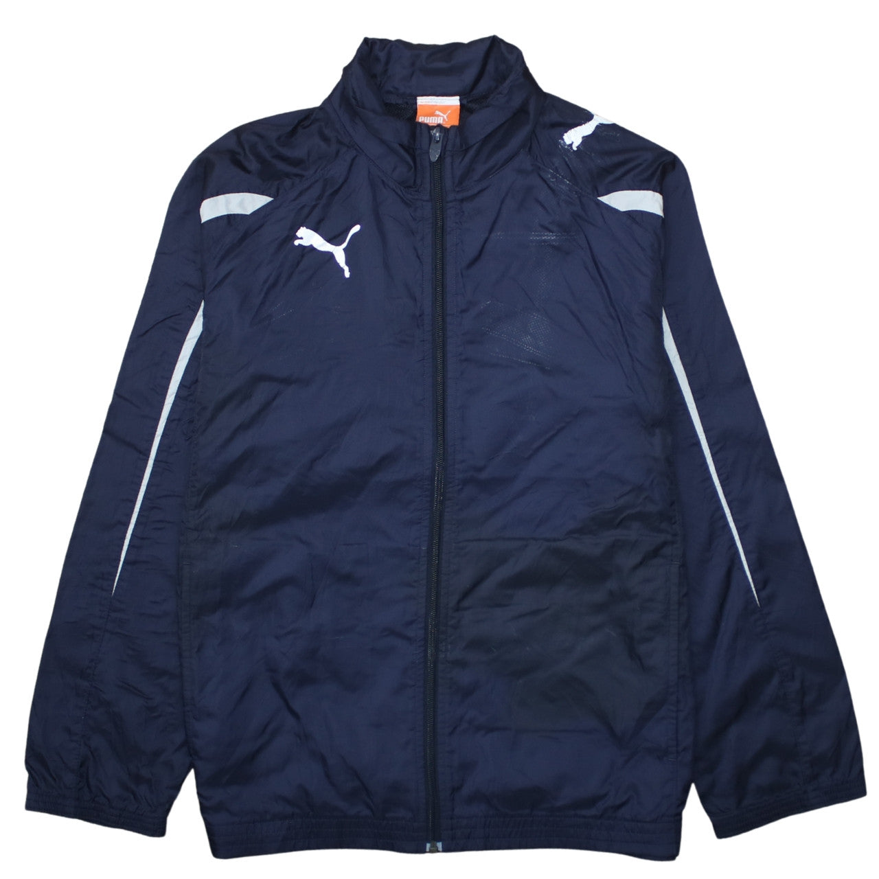 Puma Boys Blue Full Zip Lightweight Track Jacket Size 14 Years