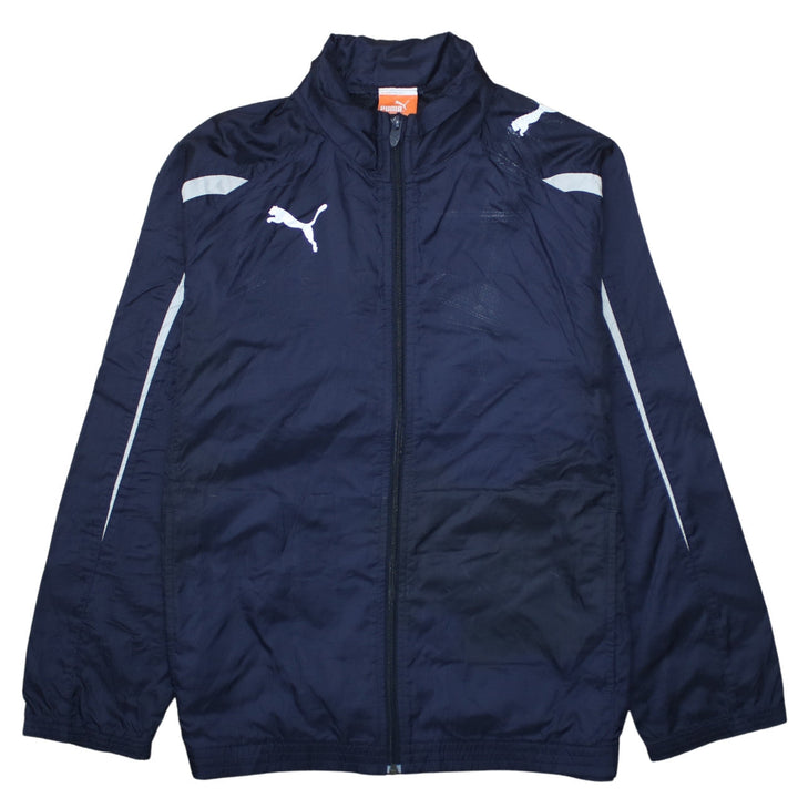Puma Boys Blue Full Zip Lightweight Track Jacket Size 14 Years