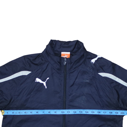 Puma Boys Blue Full Zip Lightweight Track Jacket Size 14 Years