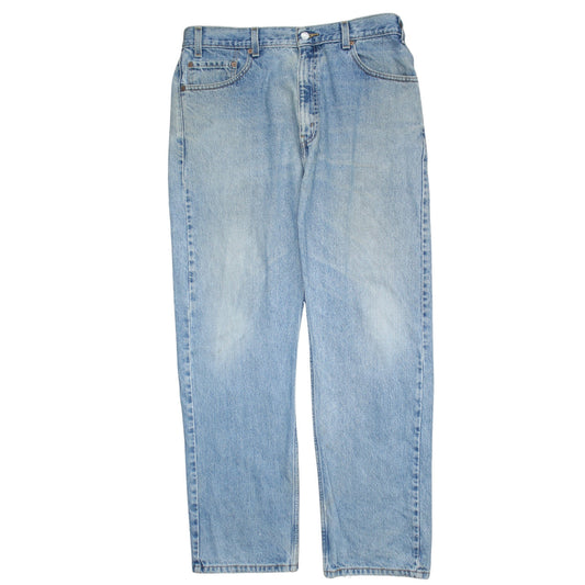 Levi's 505 Men's Blue 36x30 Regular Fit Straight Leg Denim Jeans