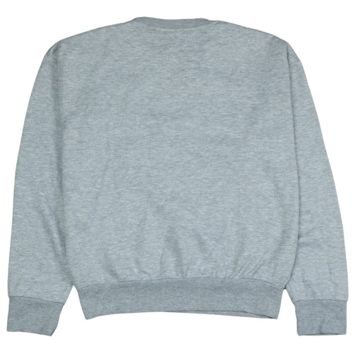 Disney Womens Grey Mickey & Minnie Sweatshirt 2XS Crew Neck Pullover