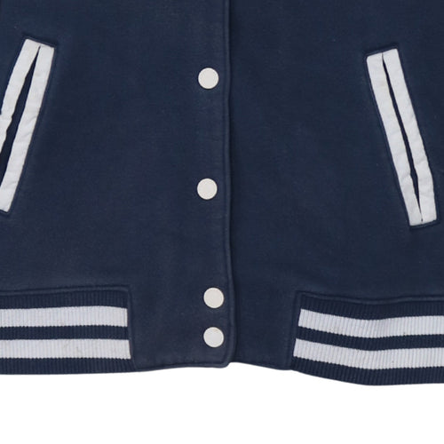 Tommy Jeans Men's Blue XS College Style Embroidered Varsity Sweatshirt