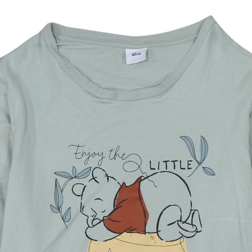 Disney Tu Women’s Blue Winnie the Pooh Pullover Sweatshirt Size 18