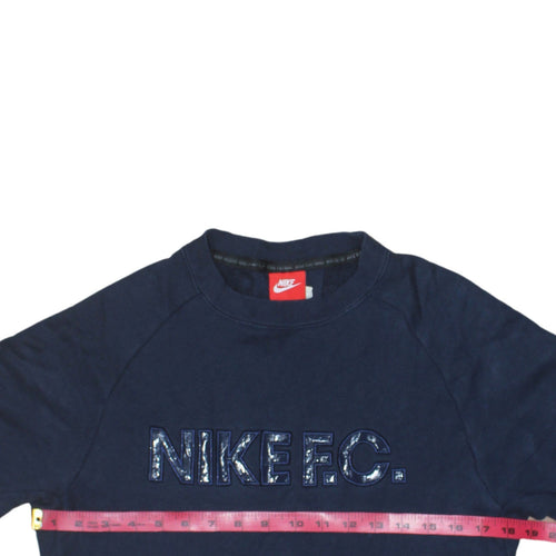 Nike Men's Blue NIKE F.C. Pullover Sweatshirt Size S