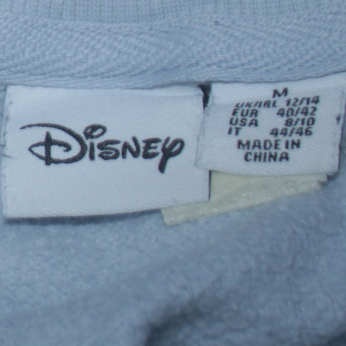 Disney Primark Women Blue Stitch Sweatshirt M Graphic Pullover