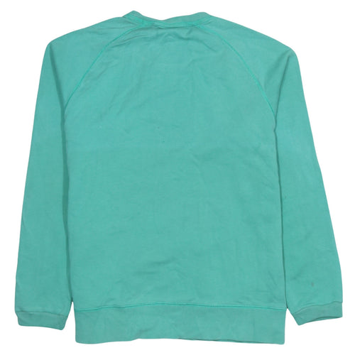 Nike Men’s Green Crew Neck Logo Sweatshirt M Regular Fit