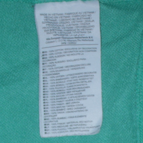 Nike Men’s Green Crew Neck Logo Sweatshirt M Regular Fit