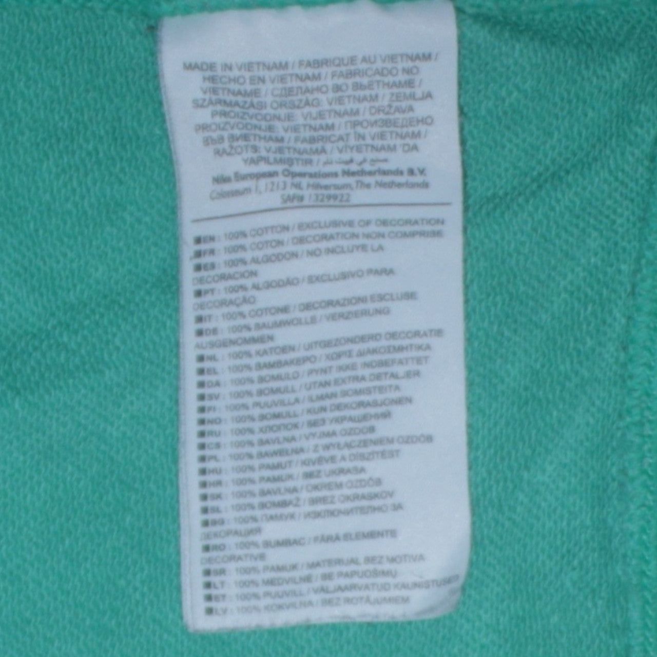Nike Men’s Green Crew Neck Logo Sweatshirt M Regular Fit
