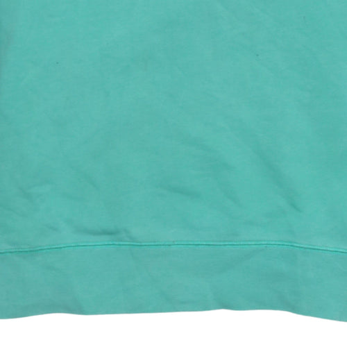 Nike Men’s Green Crew Neck Logo Sweatshirt M Regular Fit