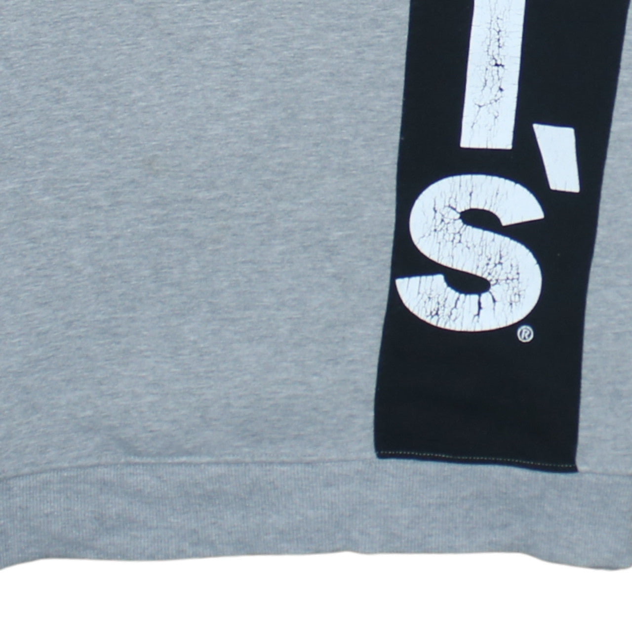 Levi's Boys Grey Colourblock Sweatshirt 16 Years Crew Neck Logo Print