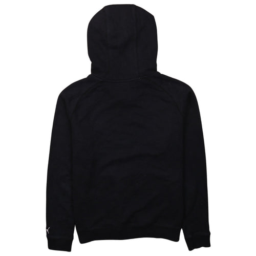 Puma Women's Black Size 12 Pullover Hoodie with Logo