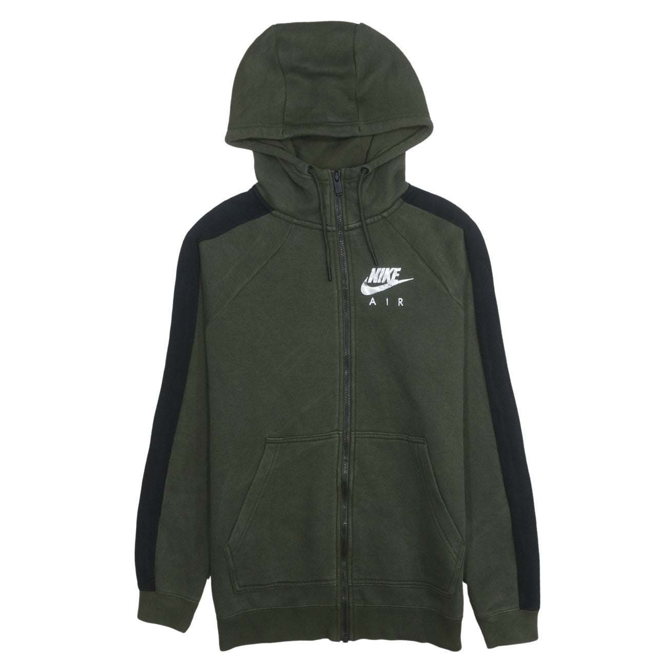 Nike Air Men's Green XS Full Zip Hoodie Sweatshirt