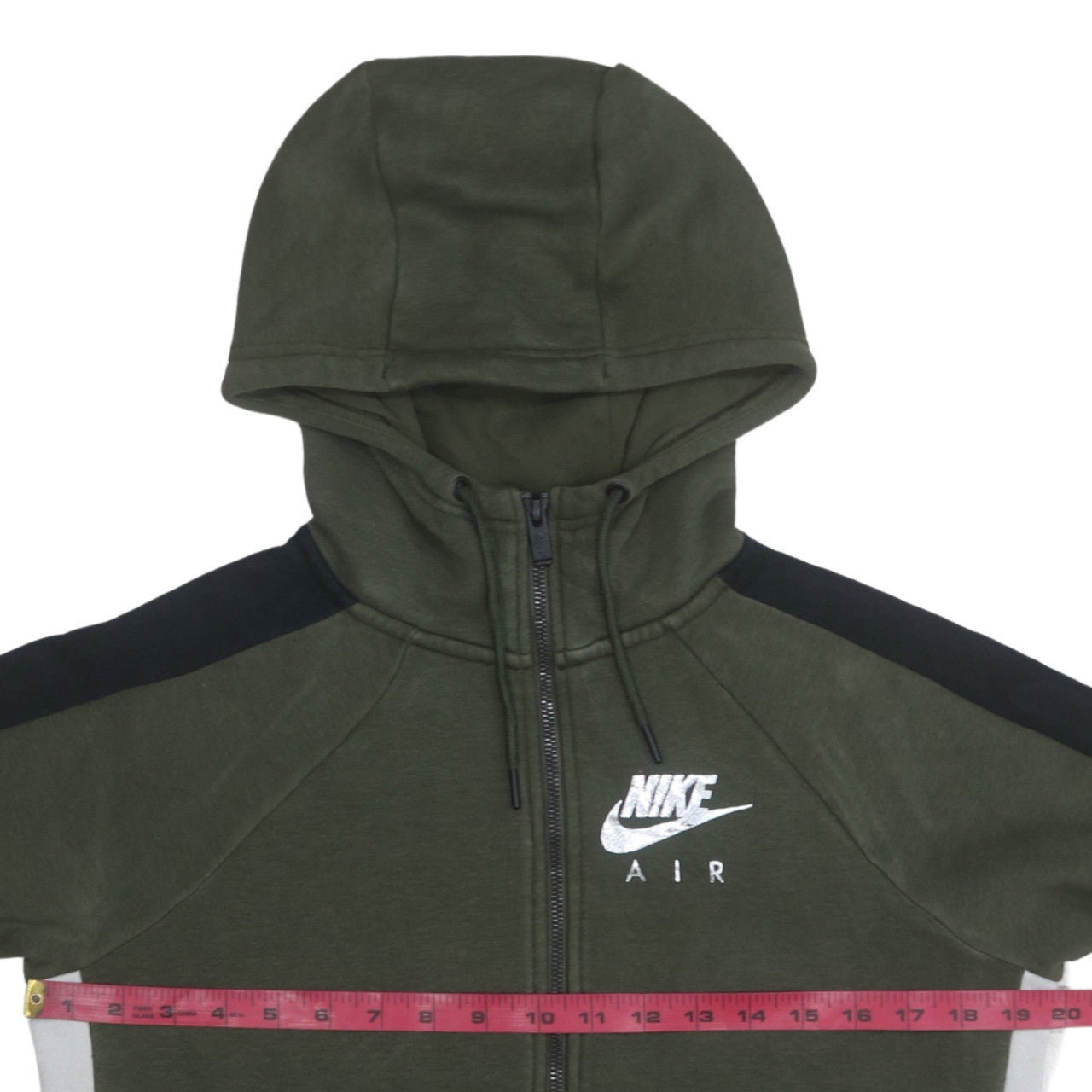 Nike Air Men's Green XS Full Zip Hoodie Sweatshirt