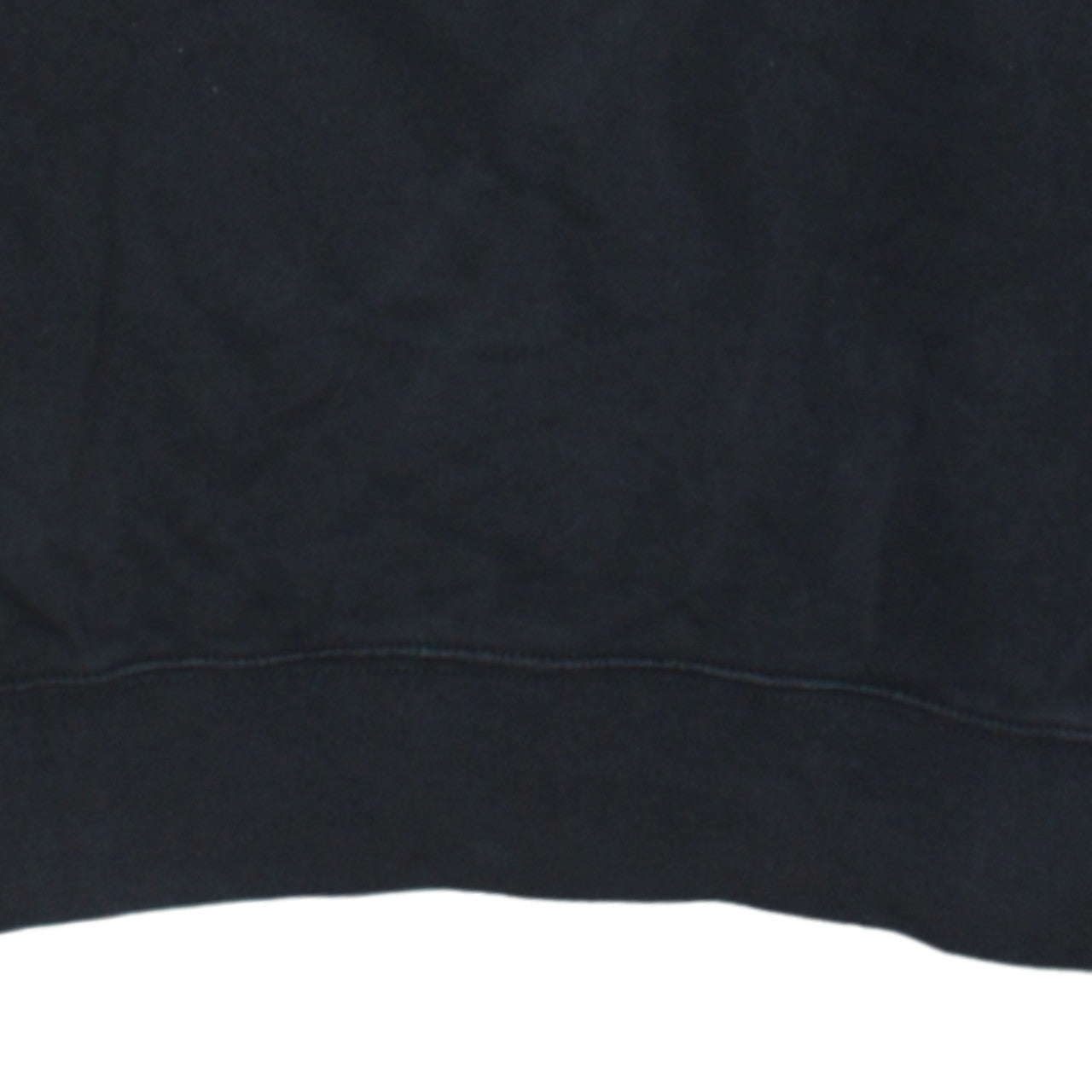 Nike Men Black Crew Neck Cotton Fleece Pullover Sweatshirt M
