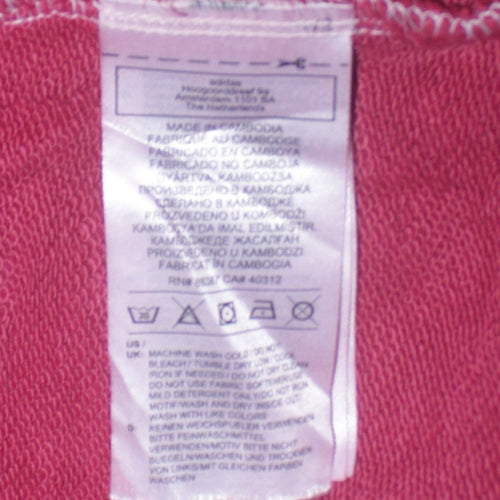 Adidas Mens Red Medium Sweatshirt Crew Neck Pullover Logo Sportswear
