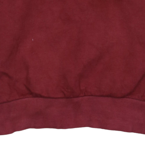 Ellesse Men's Red Crew Neck Pullover Sweatshirt M
