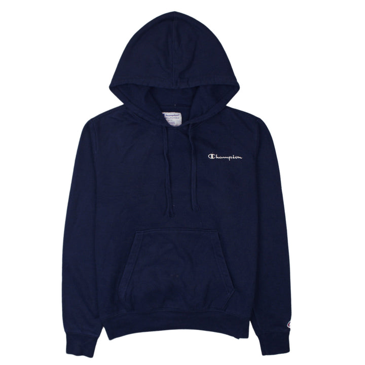 Champion Men's Blue Pullover Hoodie S Regular Fit Fleece