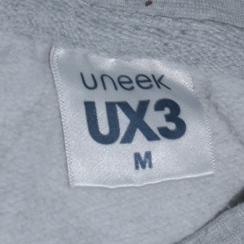 Uneek Mens Grey Los Angeles California Pullover Sweatshirt M