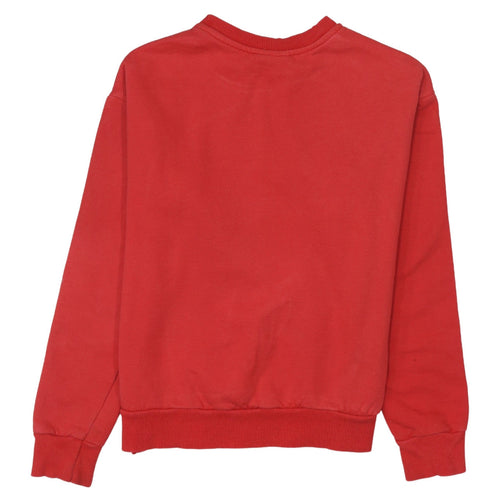 Primark Marvel Black Widow Red Sweatshirt Women 2XS Crew Neck Pullover