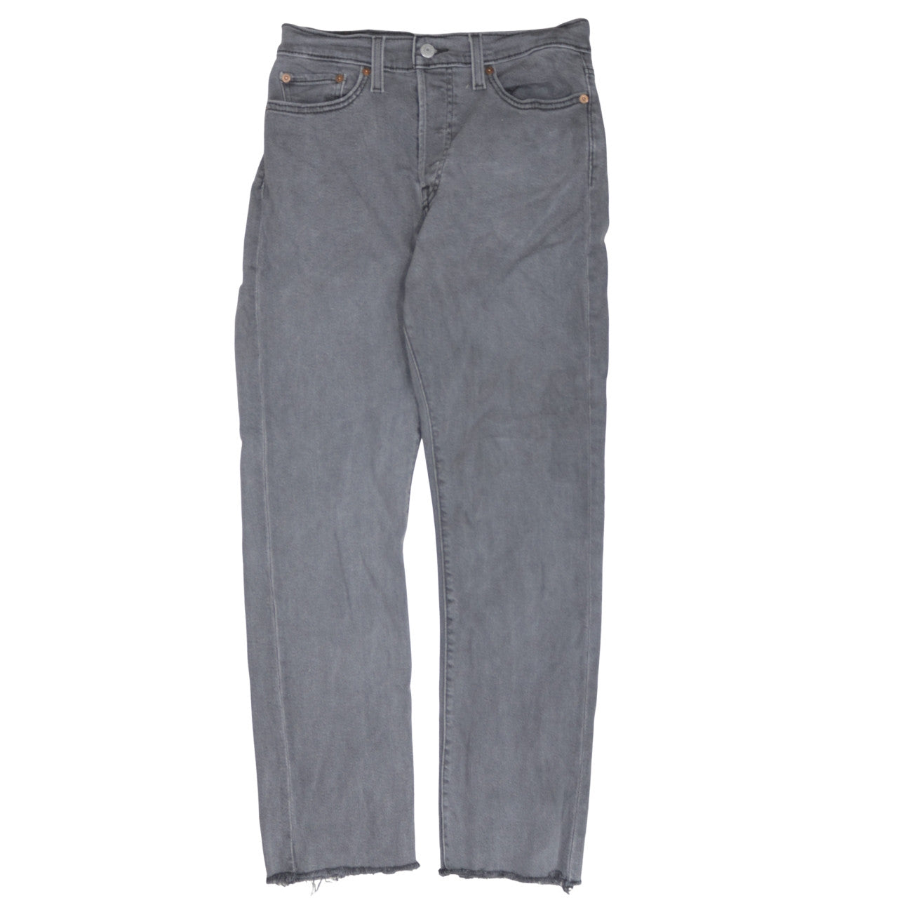 Levi's Women's Grey Wedgie Straight Jeans Size 28 Regular Fit