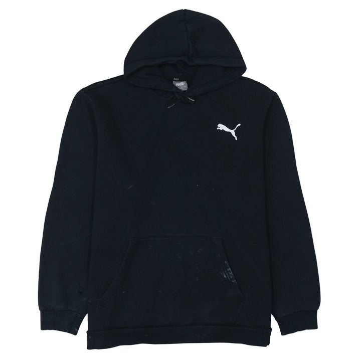 Puma Mens Black 2XL Pullover Hoodie Fleece Sportswear
