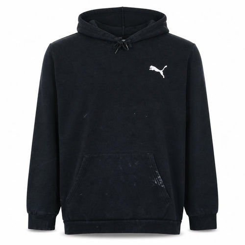 Puma Mens Black 2XL Pullover Hoodie Fleece Sportswear
