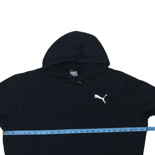 Puma Mens Black 2XL Pullover Hoodie Fleece Sportswear