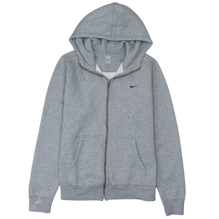 Nike Womens Grey Full Zip Hoodie XL 20/22 Cotton Blend Casual