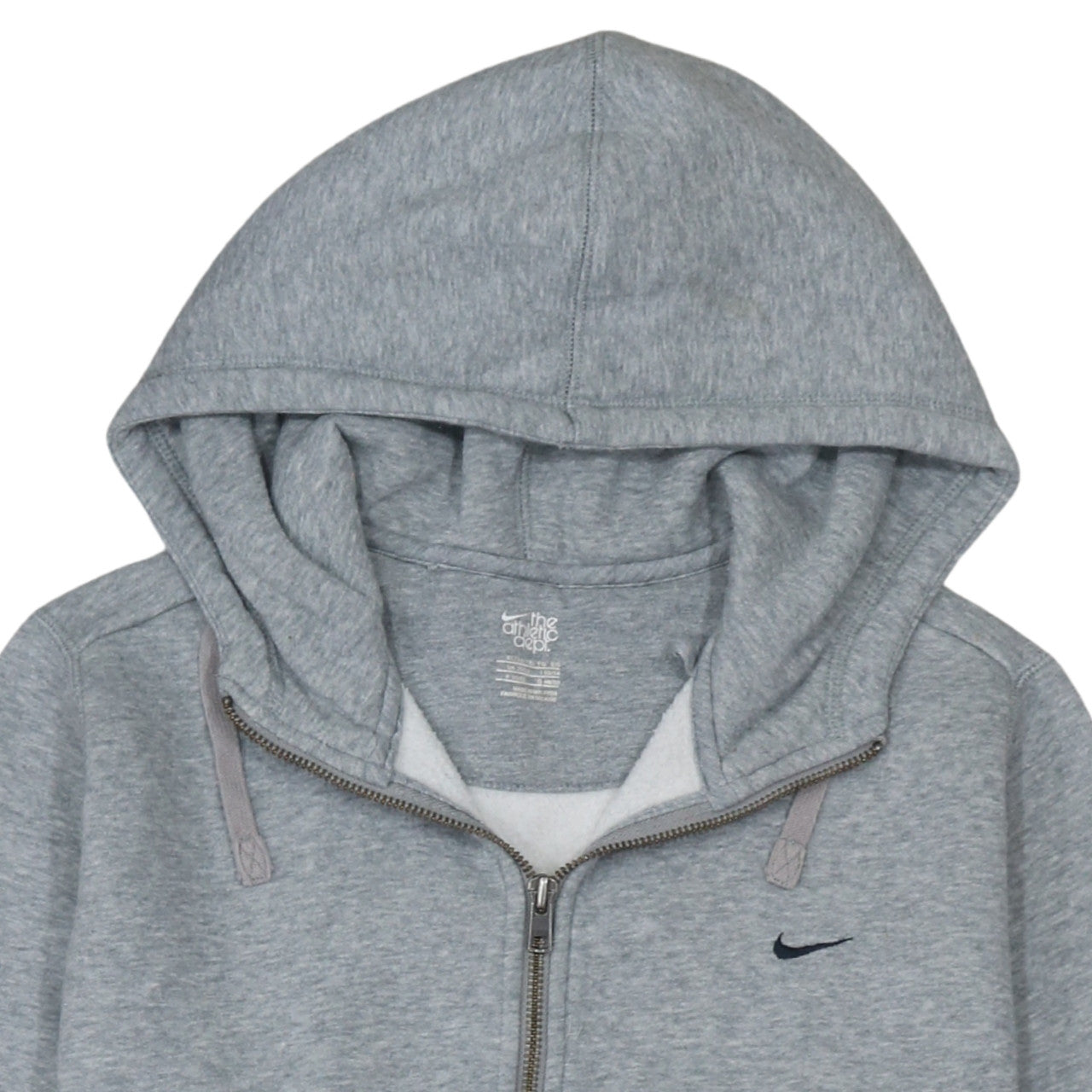 Nike Womens Grey Full Zip Hoodie XL 20/22 Cotton Blend Casual