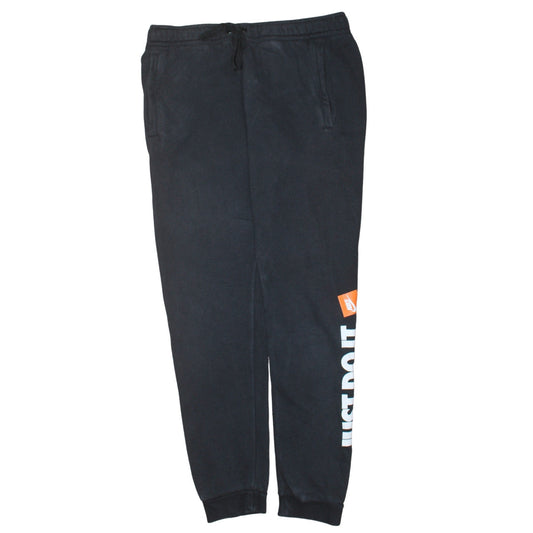 Nike Men's Black Jogger Sweatpants Small Regular Fit Just Do It