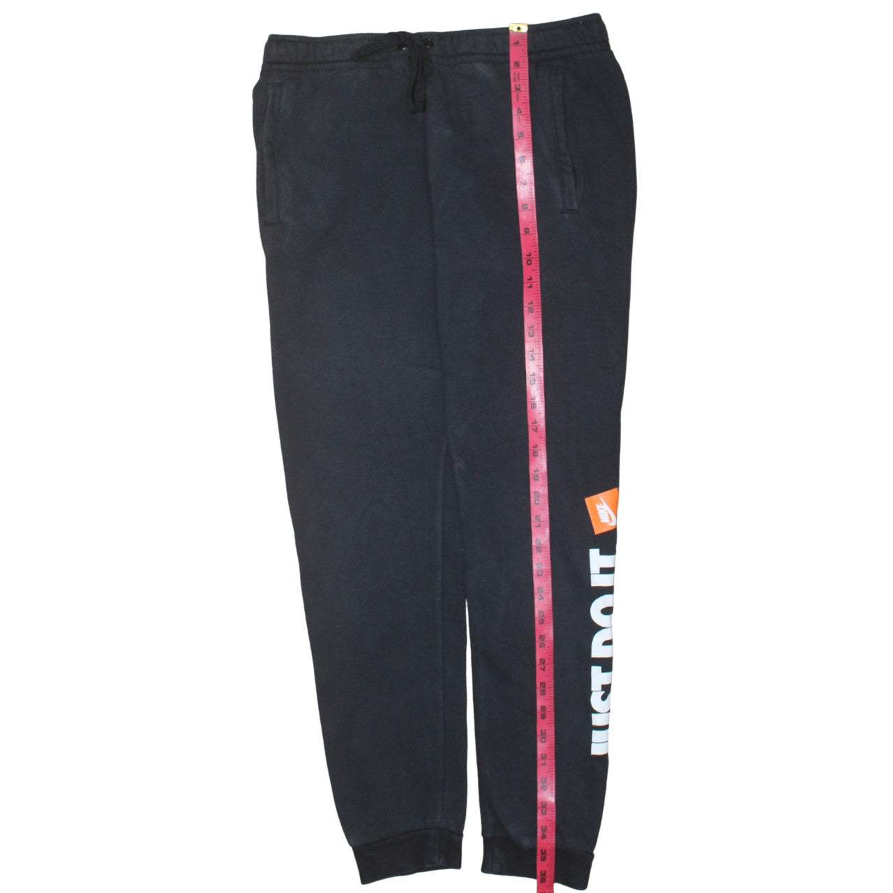 Nike Men's Black Jogger Sweatpants Small Regular Fit Just Do It