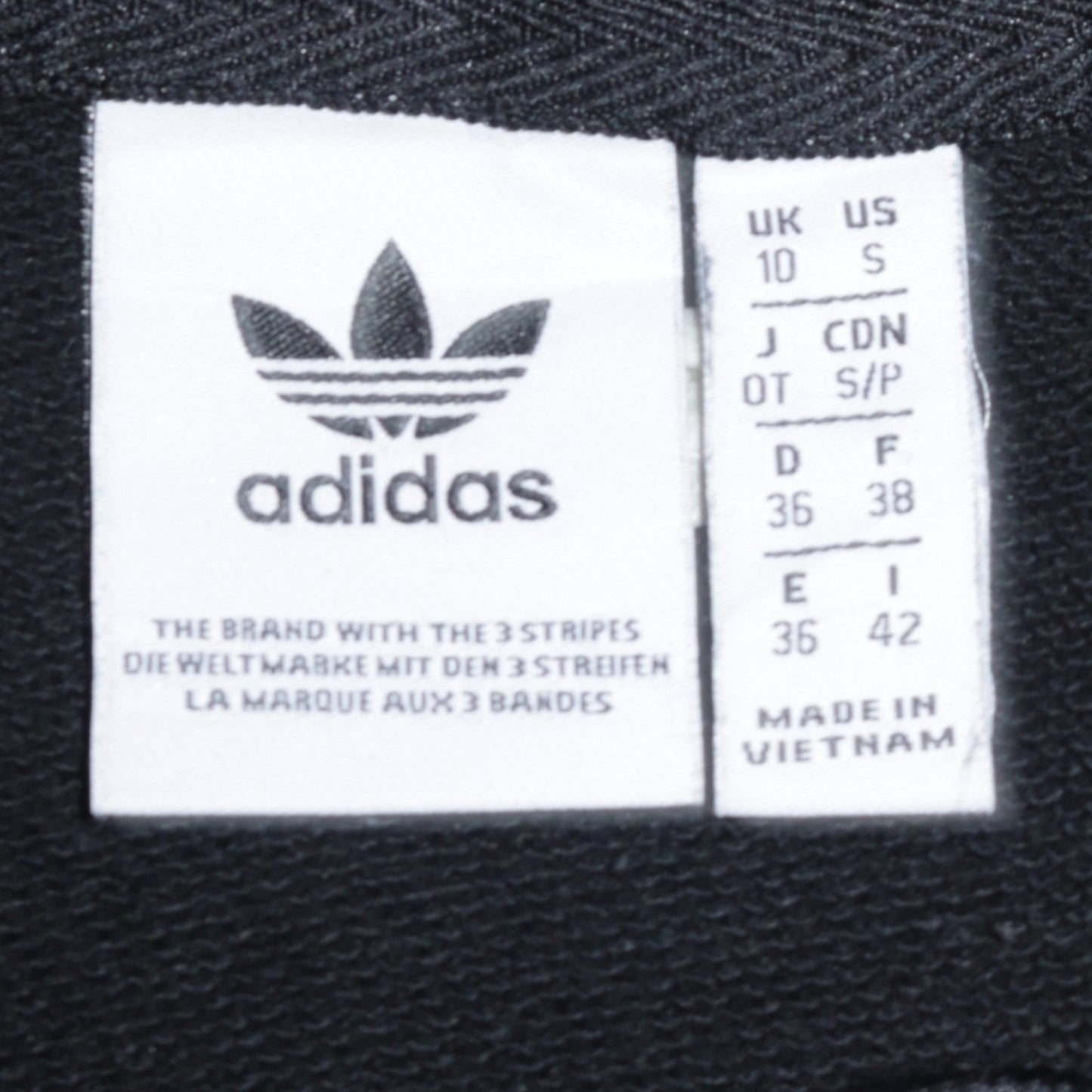 Adidas Womens Black Blue Hoodie Size 10 Pullover Cotton Logo