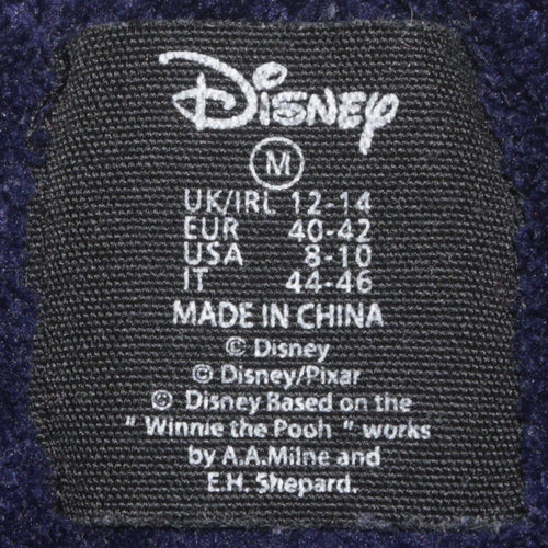 Disney Womens Blue Dumbo Fleece Pyjama Top Size 12-14