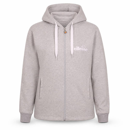 Ellesse Women's Grey Full Zip Hoodie UK 8 - Classic Casual Sportswear