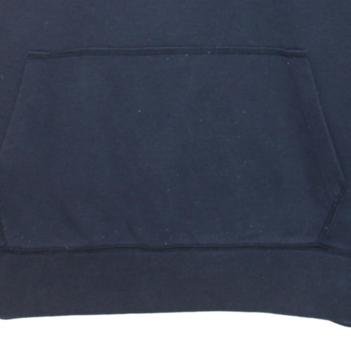 Tommy Hilfiger Men’s Blue Pullover Hoodie Small Embroidered Logo