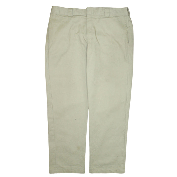 Dickies Men's Beige 38x32 Regular Fit Work Chino Trousers