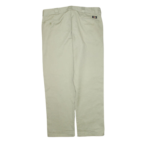 Dickies Men's Beige 38x32 Regular Fit Work Chino Trousers