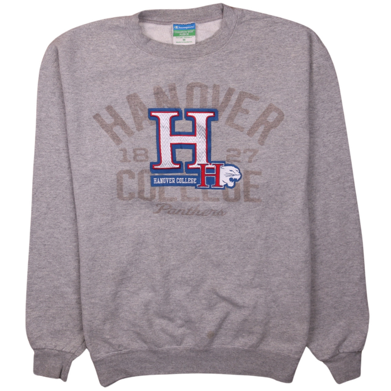 Champion Men's Grey Hanover College Eco Fleece Sweatshirt M
